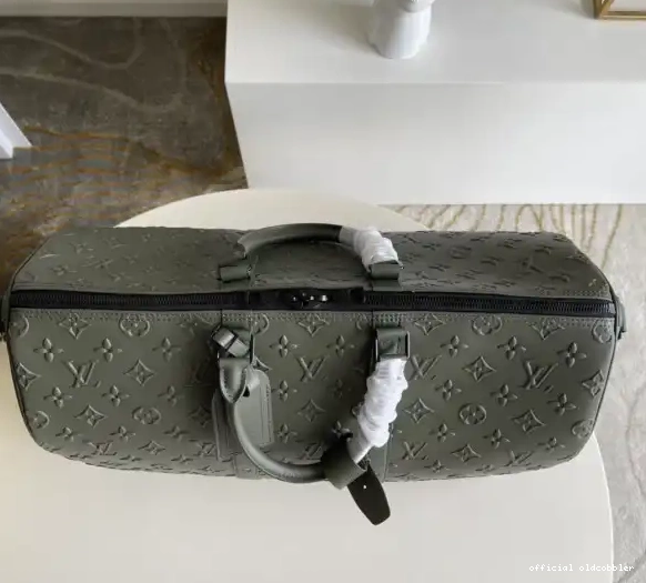 Official oldcobbler VUITTON BANDOULIÈRE LOUIS 50 KEEPALL 0514